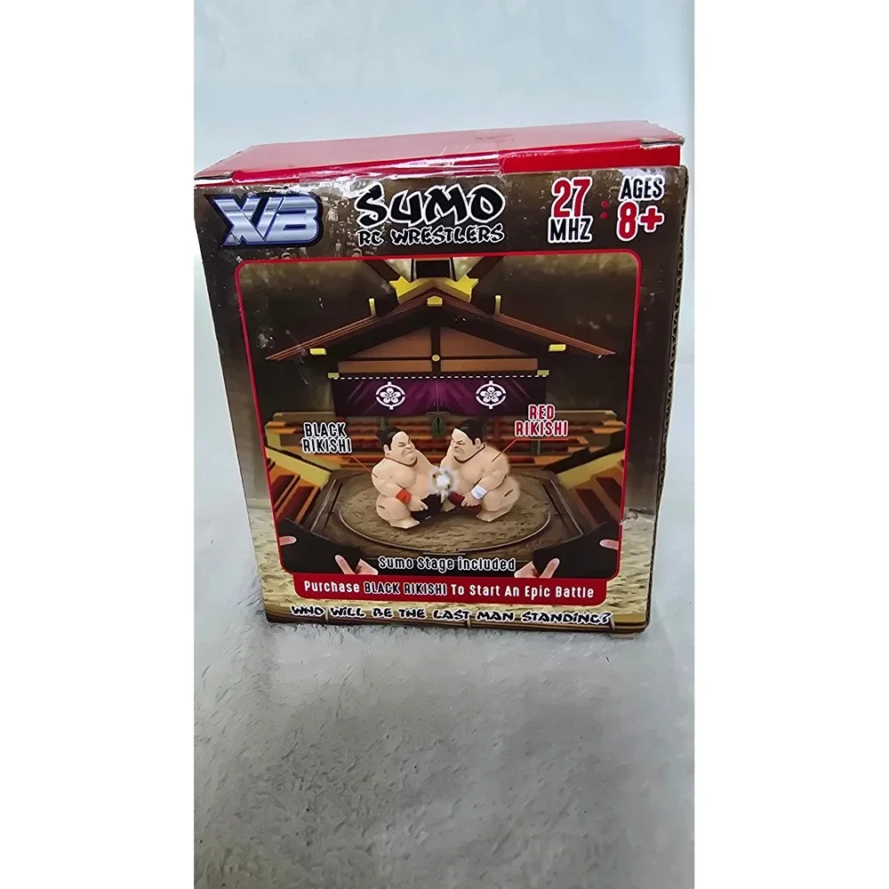 XB Sumo RC Wrestlers Red Rikishi Remote Control Toy ET-0025-RED with Sumo Stage
